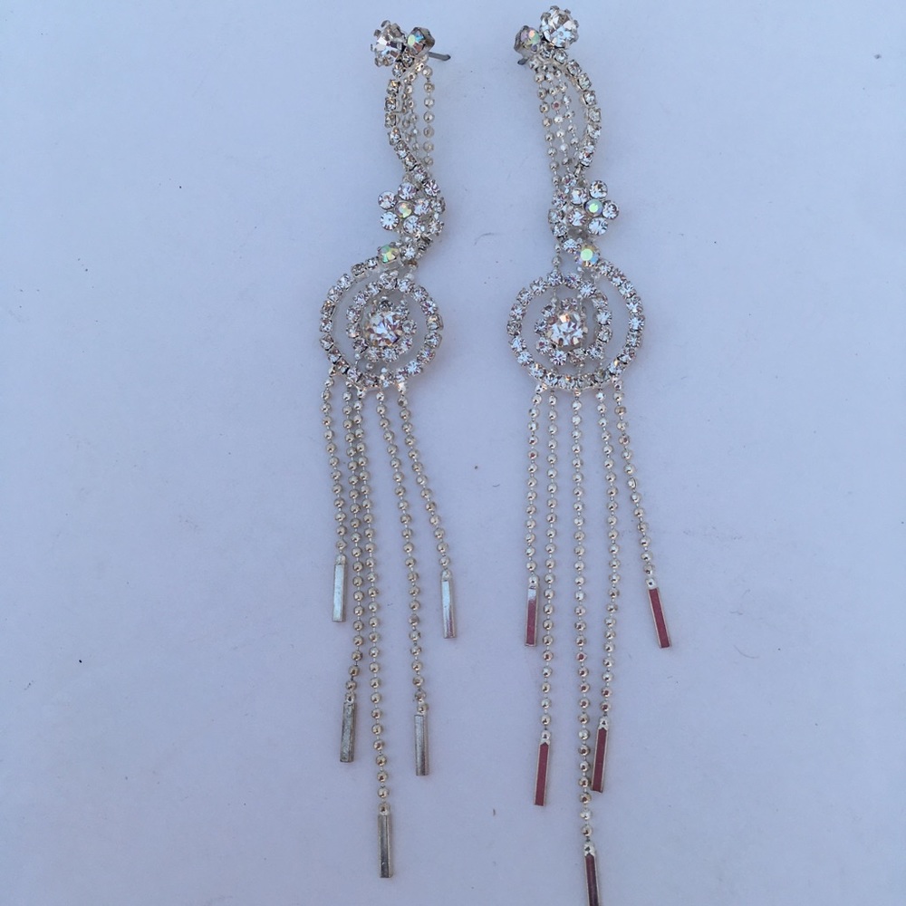 Dangle Dressy Chandler Rhinestone Earrings Formal